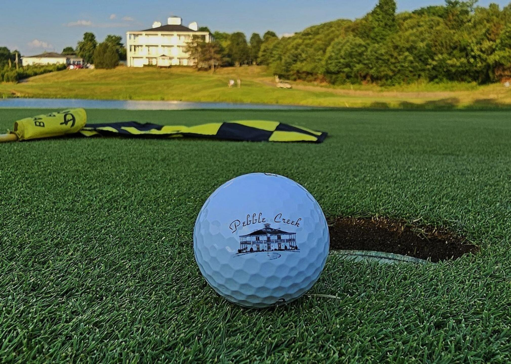 Pebble Creek Logo Ball